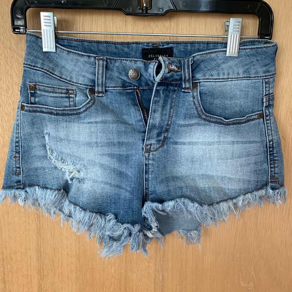Distressed shorts